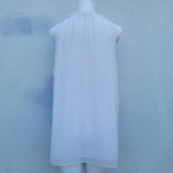 Max Studio Sleeveless Bohemian Ruffle/Tuesday Top - Picture 5 of 9